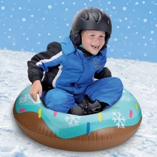 Синий пончик катание на лыжах SnowSled дети Плавательный круг дети поплавок надувной снег трубка газон пляж Открытый скользкие Игрушки для мальчиков и девочек