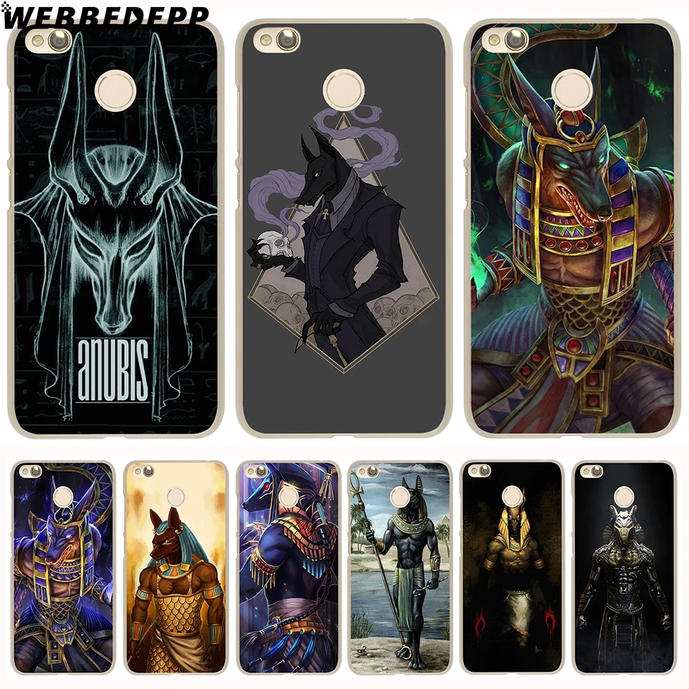 

WEBBEDEPP Egypt Anubis Phone Case for Xiaomi Redmi 4X 4A 5A 5 Plus 6 Pro 6A S2 7 Note 5 6 7 8 Pro 4X Go Cover