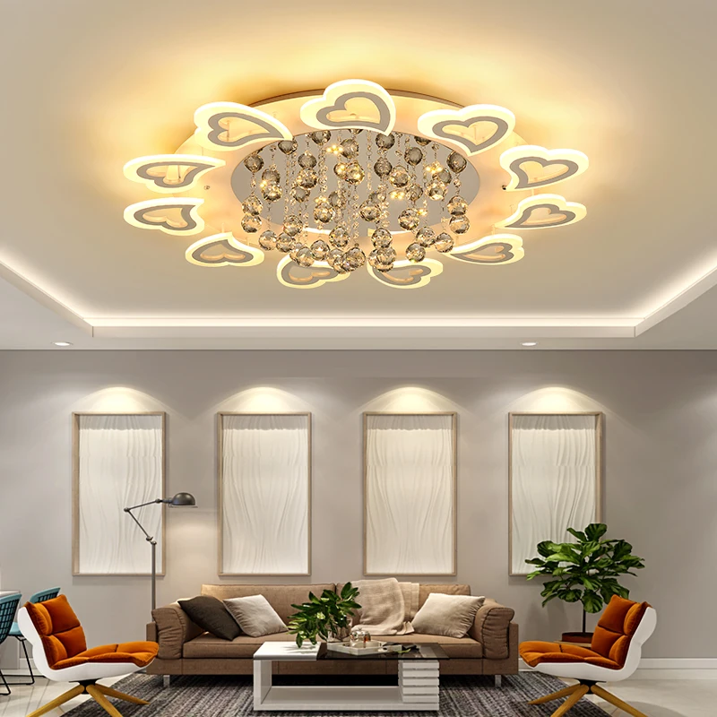 

Modern Led Chandelier Light Fixture For Living room Bed room Led Crystal Chandeliers Ceiling Acrylic Lighting Luminaire