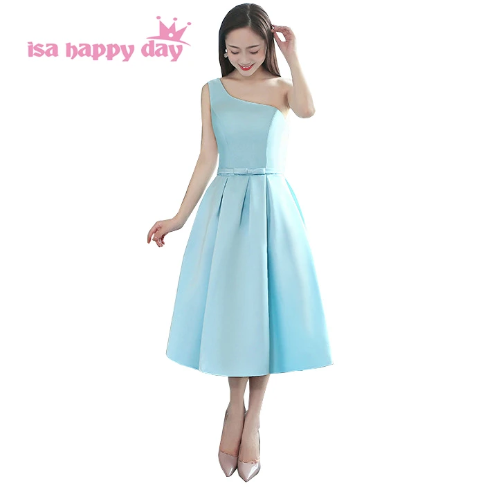 light blue tea dress