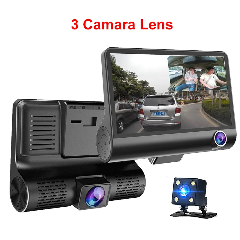 Newcarpro DVR 3 Cameras Lens 4.0 Inch Dash Camera Dual Lens With Rearview Camera Video Recorder Auto Registrator Dvrs Dash Cam
Newcarpro DVR 3 Cameras Lens 4.0 Inch Dash Camera Dual Lens With Rearview Camera Video Recorder Auto Registrator Dvrs Dash Cam