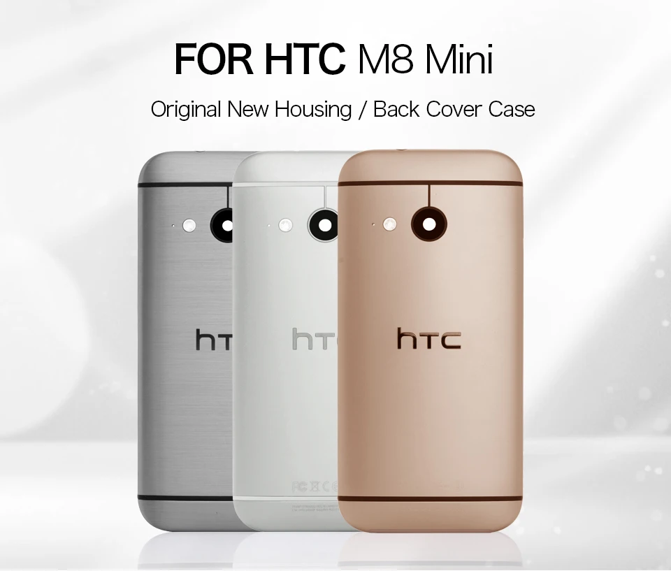 Задняя крышка для HTC One M8 Mini 2 на батарею золотой