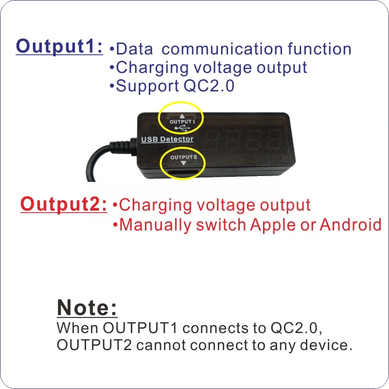 YB26 USB детектор Светодиодный дисплей Напряжение Ток Емкость тестер Красный Синий Цвет Вольтметр Амперметр USB тестер напряжение измеритель тока