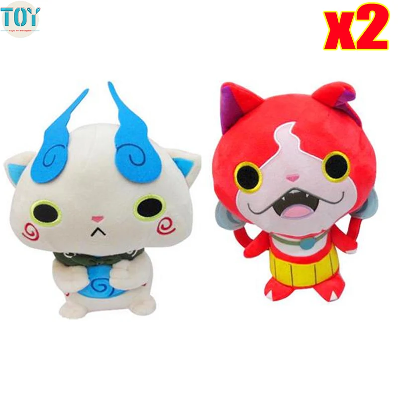 Buy New 2pcs Yokai Watch Yo Kai Red Cat KOMA SAN Plush