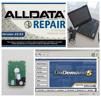 

2018 alldata auto repair software Alldata 10.53+Mitchell 2015 with 1TB New Hard Disk installed in 4G Laptop X200T Ready to work