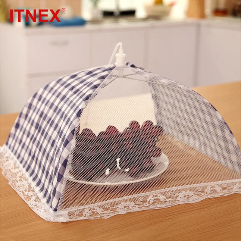 

ITNEX Foldable Table Food Cover Umbrella Style Anti-Mosquito Fly-proof Kitchen Cooking Tools Meal Cover Table Mesh Food Covers