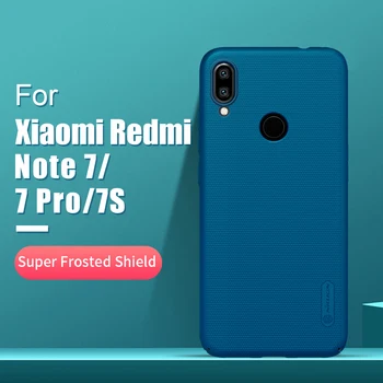 

Redmi note 7 case 6.3 NILLKIN Frosted PC Matte hard back cover Gift Phone Holder For xiaomi redmi note 7 pro case Redmi note 7s