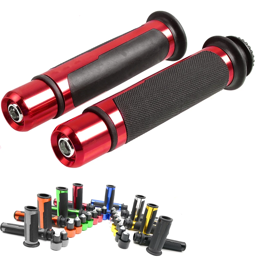 Motorcycle Grips CNC Gel Hand Grips for 7/8" Handle Bar Motorcycle