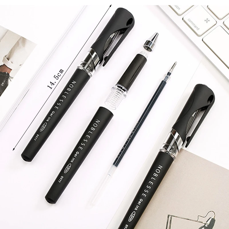 Бренд 1,0 мм ручка большая емкость офисная деловая гелевая ручка для письма школьные принадлежности милые канцелярские подарки