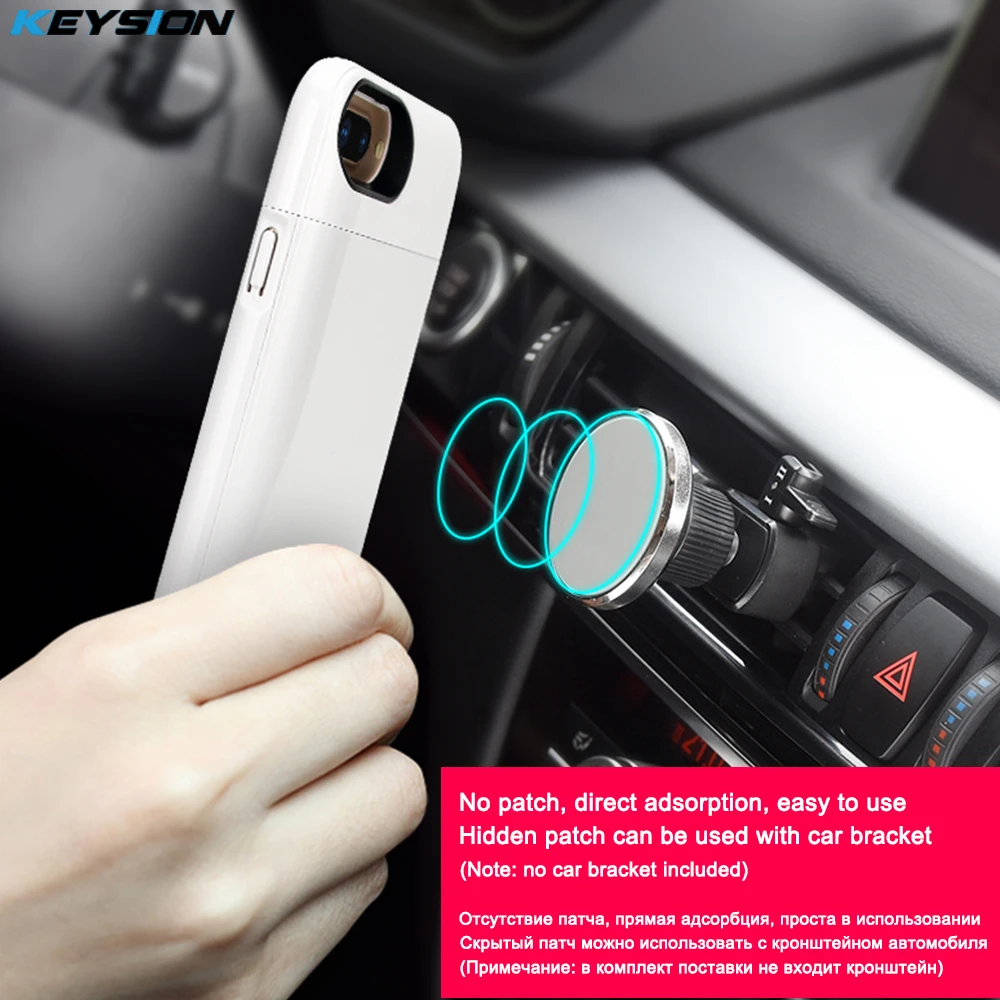 KEYSION 3000/4200mAh Portable Charging Case For iphone 8 7 6s Plus Battery Power Bank Battery Charg