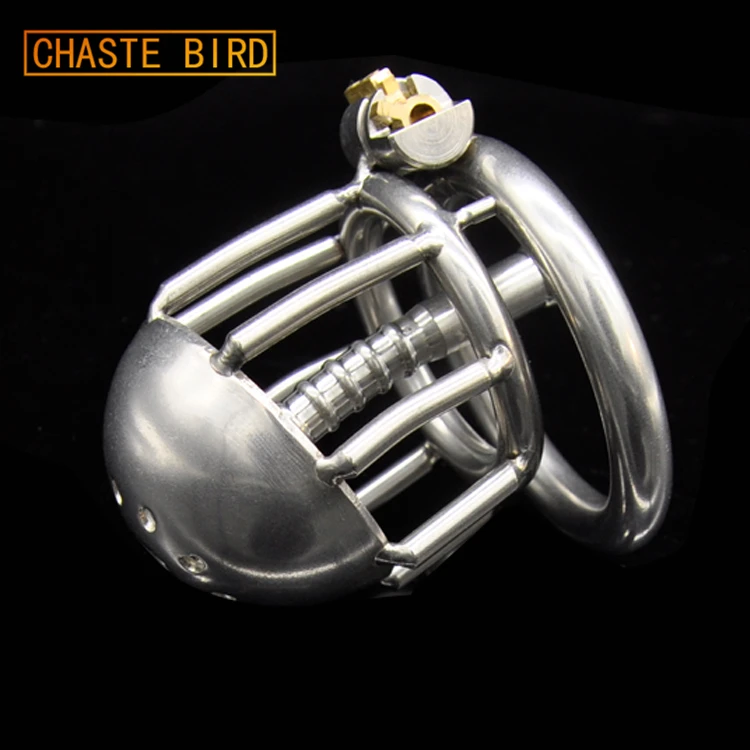 Новинка мужское кольцо целомудрия Chaste Bird из нержавеющей стали с клеткой для