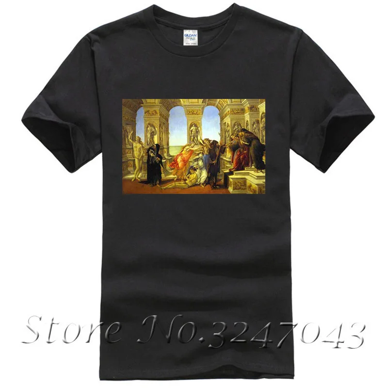 

Calumny of Apelles T Shirt by Sandro Botticelli Men's T-shirt