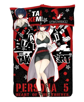 Anime Cartoon Persona Quilt Cover Bedding Set  2