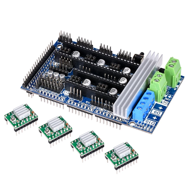 Ramps 1.6 1.5 ترقية قاعدة على Ramps 1.4 3D التحكم لوحة دعم A4988 Drv8825 TMC2130 Reprap مندل ل 3D طابعة جزء Ramps 1.6 1.5 ترقية قاعدة على Ramps 1.4 3D التحكم لوحة دعم A4988 Drv8825 TMC2130 Reprap مندل ل 3D طابعة جزء