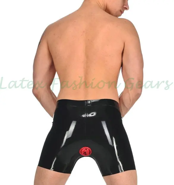 Low Waist Men S Natural Latex Shorts Underwear Low Waist Men S Natural Latex Shorts Underwear