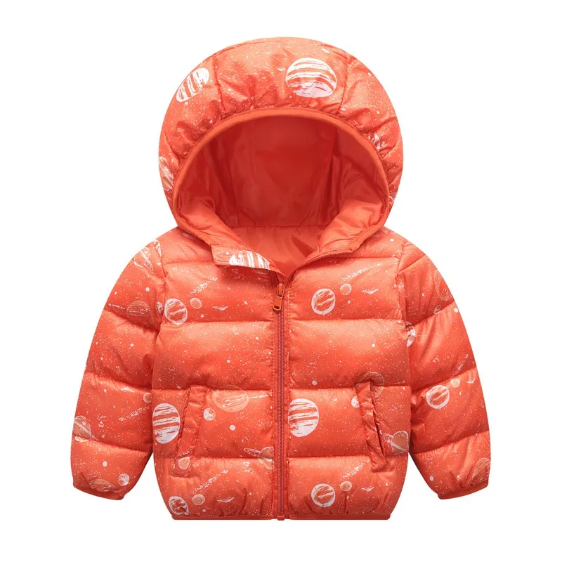 COOTELILI  Children Outerwear Coat Winter Baby Boys Girls Jackets Coat Infant Warm Baby Parkas Thick Kids Hooded Clothes (12)