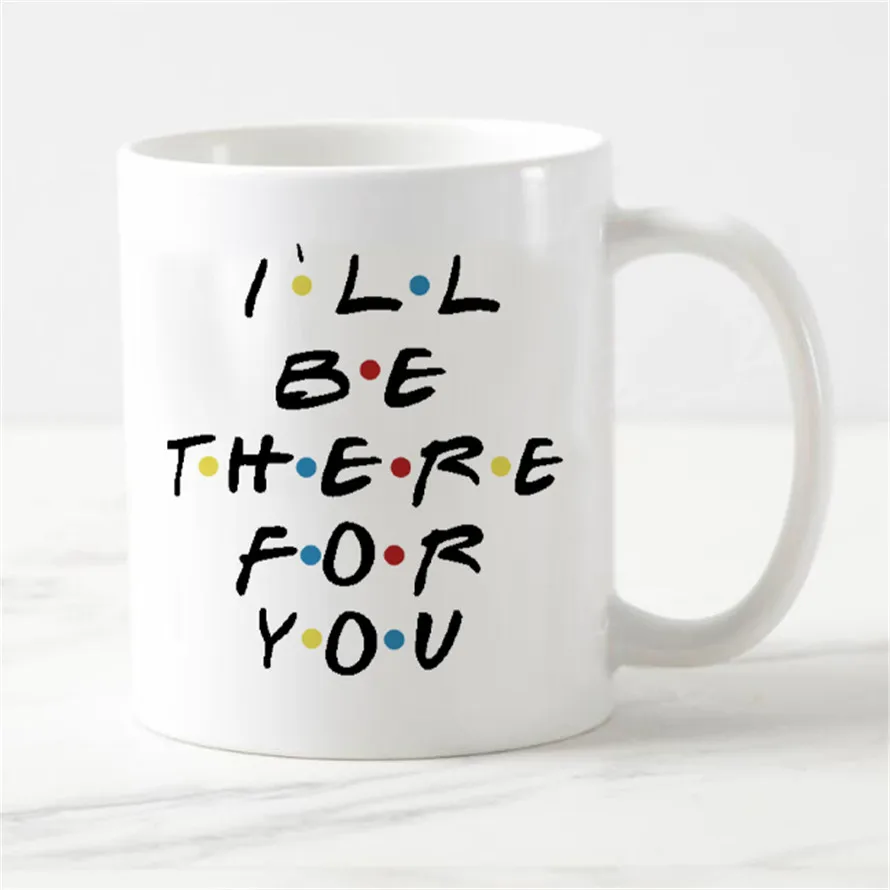 

Interesting Friends TV I'll be there for your friends Cup of coffee beer Beer cups Novelty Best friends Beast Office Gifts Frien