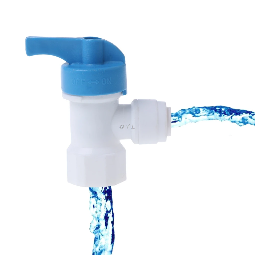 

RO Reverse Osmosis Filter System Purifier 1/4'' Tube Tank Angle Ball Valve