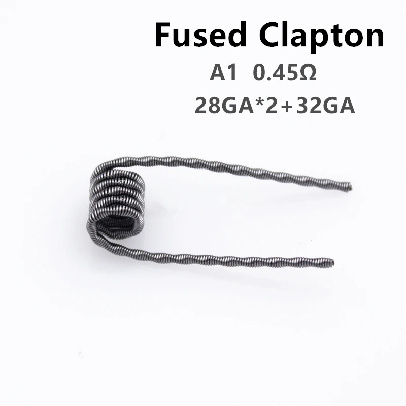 Glotech 50pcs A1 316L Alien Tiger Fused Clapton Premade Coils Hive Twisted Mixed Twisted Prebuilt Coil for DIY RDA RBA Atomizer Glotech 50pcs A1 316L Alien Tiger Fused Clapton Premade Coils Hive Twisted Mixed Twisted Prebuilt Coil for DIY RDA RBA Atomizer