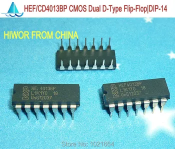 

100pcs/lot HEF/CD4013BE HEF/CD4013 DIP-14 CMOS Dual D-Type Flip-Flop