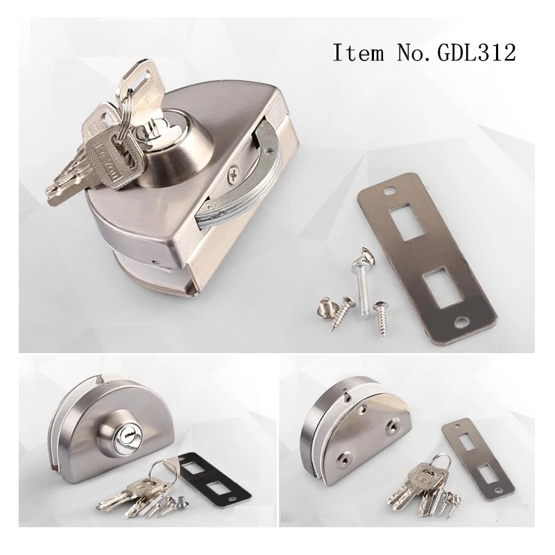 

EXPORTED QUALITY SINGLE FACE LOCK GLASS DOOR LOCK 304 STAINLESS STEEL MATERIAL