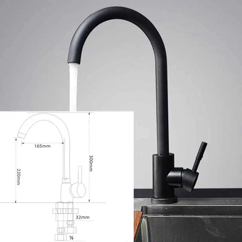 Kitchen Faucet 304 stainless steel faucet kitchen faucet sink tap 360 Degree Rotatior cold and hot faucet Kitchen Faucet 304 stainless steel faucet kitchen faucet sink tap 360 Degree Rotatior cold and hot faucet