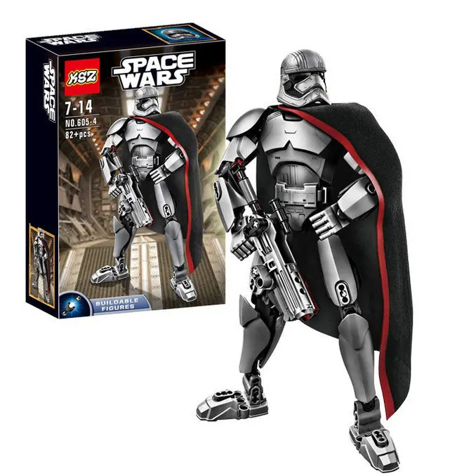 XSZ Star Wars Captain Phasma 75118 Star Wars Toy Compatible Legoings Space Wars Buildable Action Figure Building Toys XSZ Star Wars Captain Phasma 75118 Star Wars Toy Compatible Legoings Space Wars Buildable Action Figure Building Toys