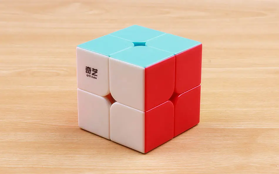 QIYI QIDI 2X2X2 магический скоростной куб Карманный STICKERless PUZZLE cube PROFESSIONAL 2x2 скоростной куб Обучающие забавные игрушки для детей