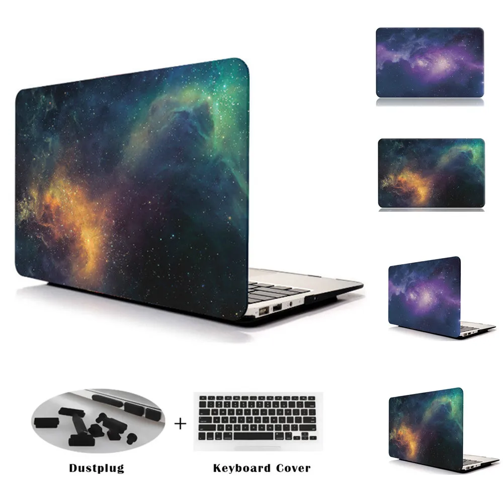 

Wholesale price Night Sky Star series Black Hard Cover Case For Macbook Air 13 A1466 Air 11 Retina 12 Pro 13 A1278 Pro 15