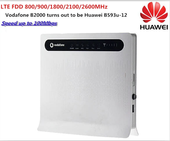 Huawei b593 4g Роутер b593s-12 lte маршрутизаторы cpe 4g lte sim 4g wifi роутер портативный Wi-Fi cpe беспроводной открытый