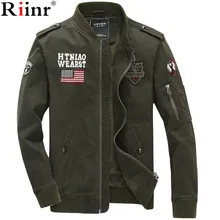 RIINR 2019 NEW Brand Washed Cotton Suit Jacket For Air Force One Of The Flying Tigers Autumn Jacket Coat Black Khaki Jacket RIINR 2019 NEW Brand Washed Cotton Suit Jacket For Air Force One Of The Flying Tigers Autumn Jacket Coat Black Khaki Jacket