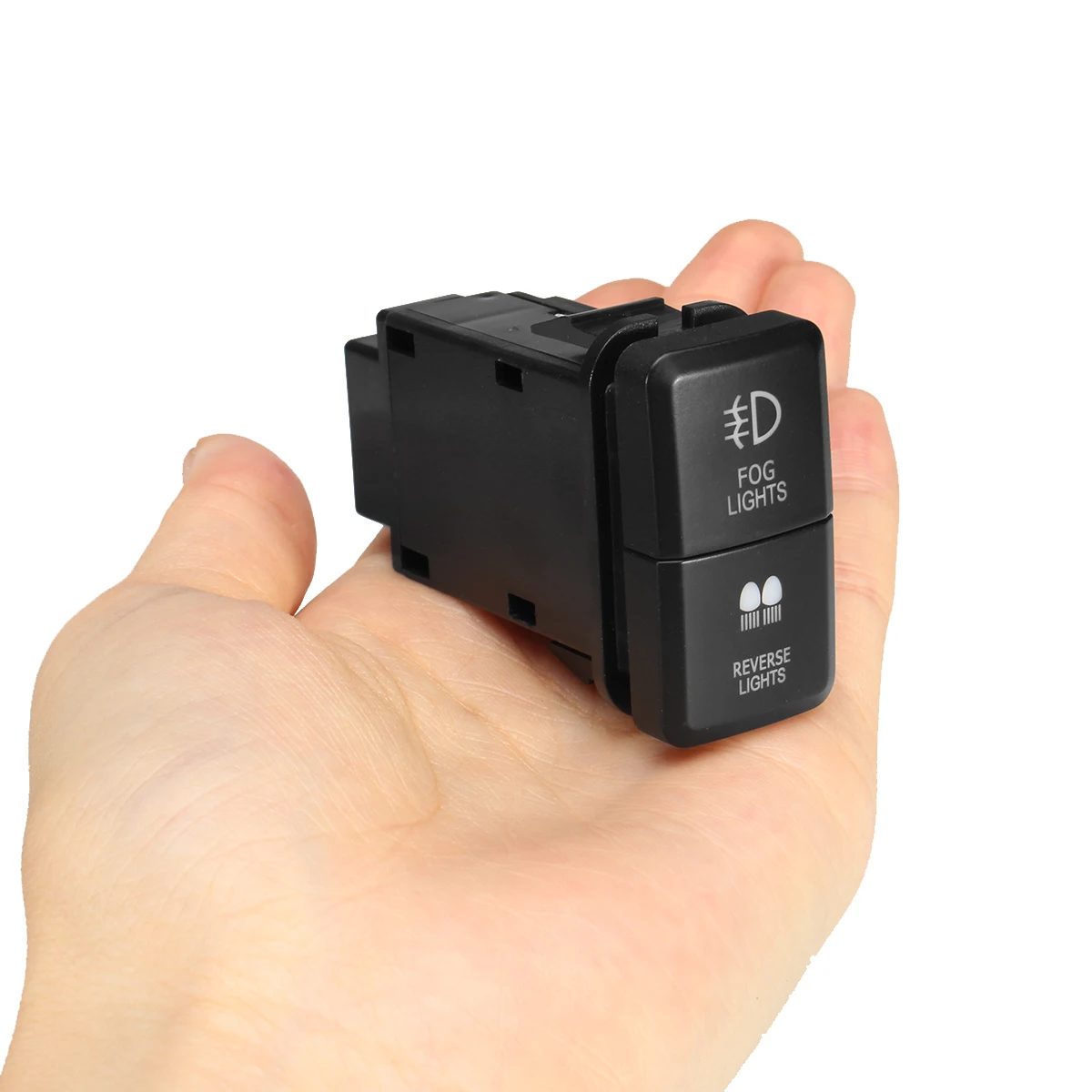  12V Car Auto Dual LED Light Bar On-Off Push Switch Work Fog Light Spot Light Button Switch For Toyo