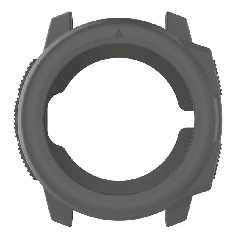 Легкий силиконовый защитный чехол протектор для Garmin Instinct Смарт спортивные часы - Цвет: Серый