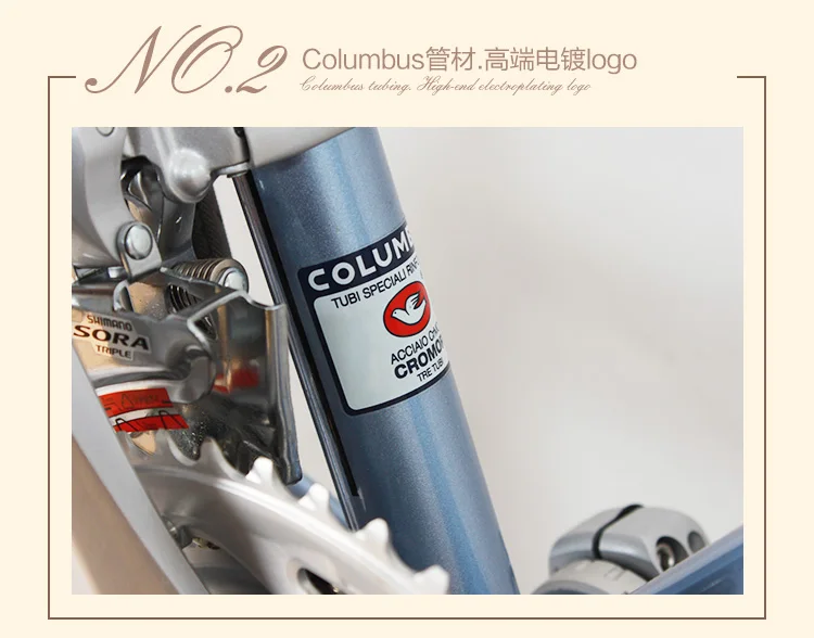 Top 700C road bike 27 speed bike retro bicycle CR-MO frame / fork city bike other colors can be customized 14