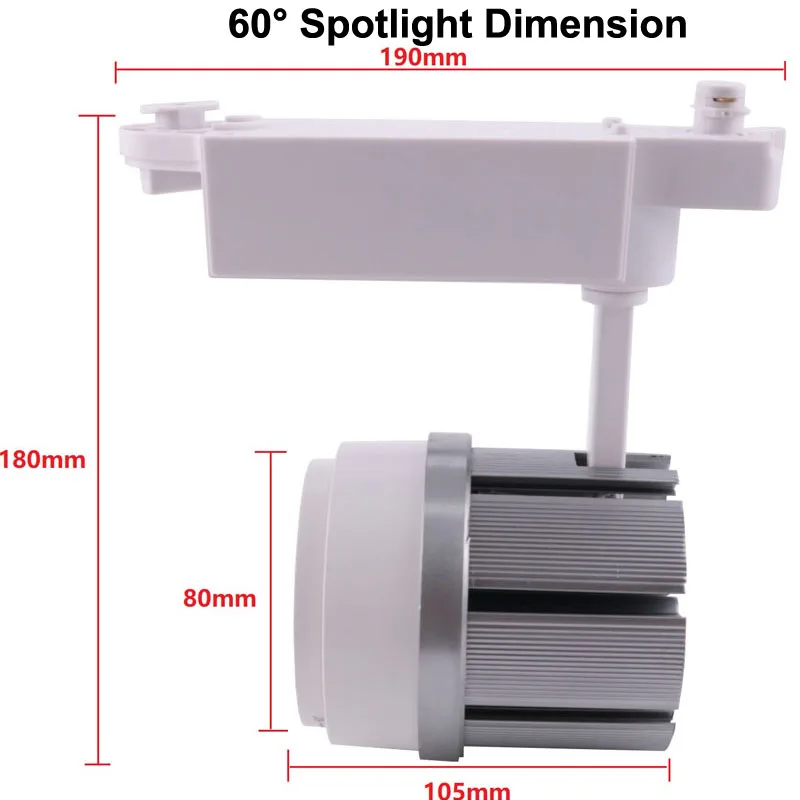 track light rotable 8-