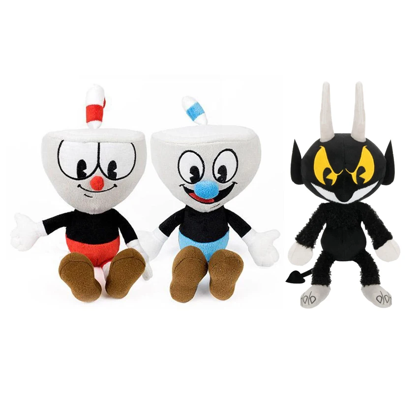 cuphead and mugman plush toys