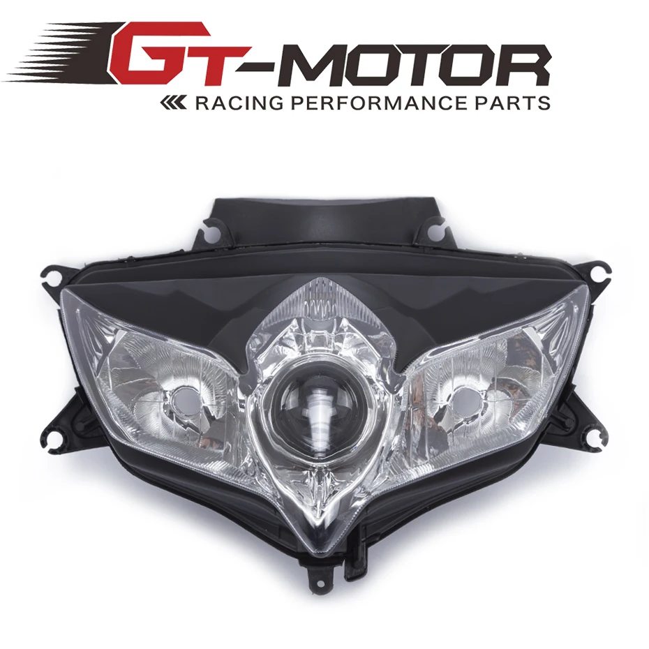 

Motorbike Front Headlight for Suzuki GSXR 600 750 2008 2009 2010 K8 GSXR600 GSXR750 Lighting Head Lamp, Brown