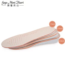 Невидимые увеличивающие рост стельки для обуви амортизирующие, дышащие для мужчин и женщин в спортивном стиле с бесплатной подошвой 15 мм/25 мм/35 мм