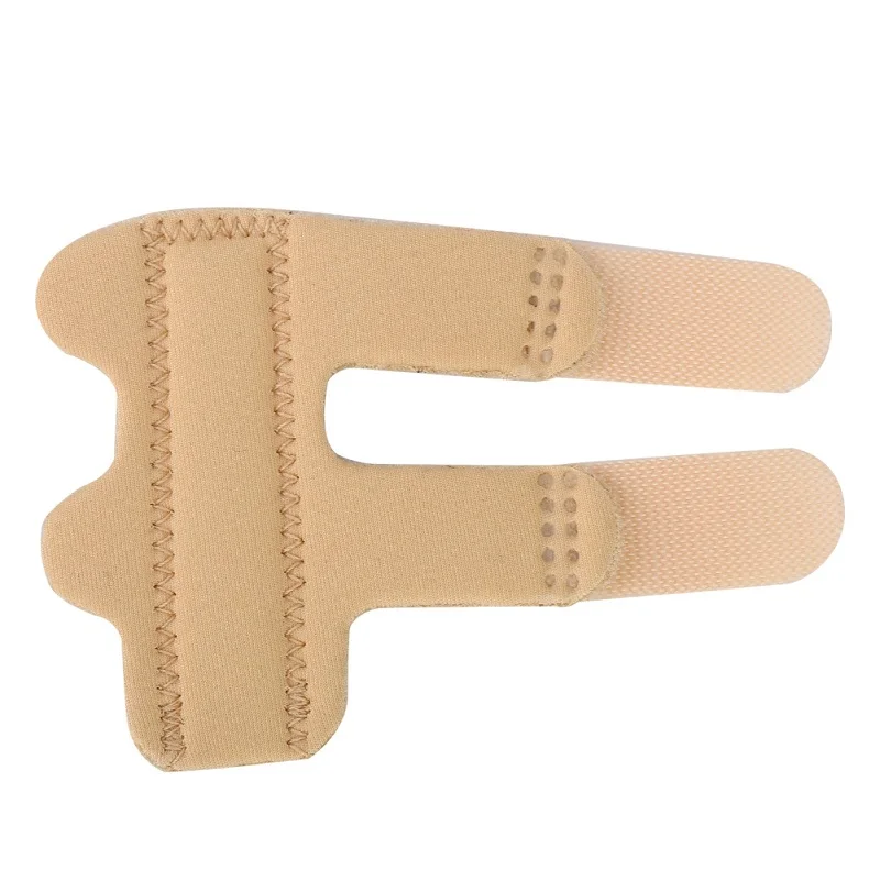 Adjustable Trigger Finger Guard Splint Brace Injury Recovery Orthopedic Protection Fixing Sleeve Pain Relief Finger Stabilizers - Цвет: without hole