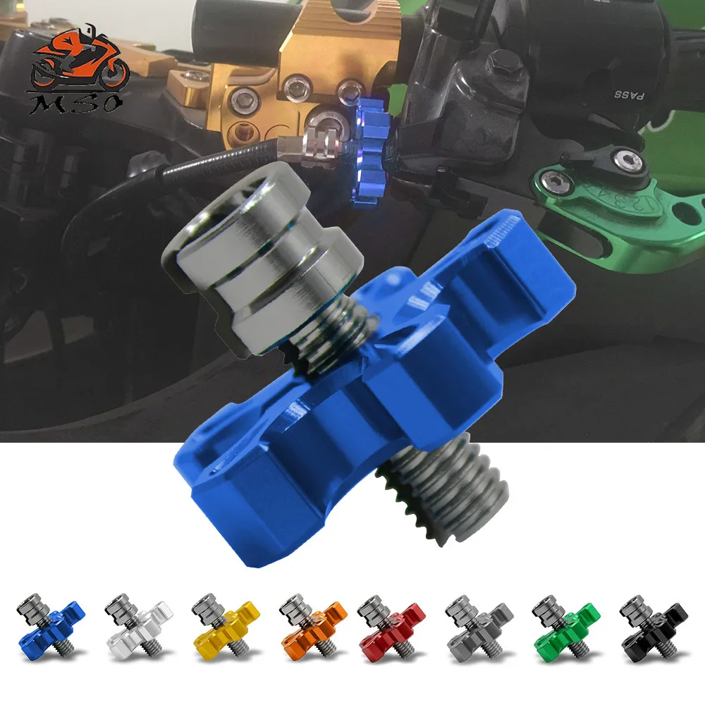 Motorcycle Motocross Clutch Wire Adjustment Cable CNC Aluminum M8/M10 1