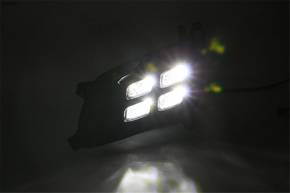 2 шт Автомобильный светодиодный дневной светильник автомобильные аксессуары Водонепроницаемый АБС 12 В DRL Противотуманные фары украшения для Kia Оптима K5 2013