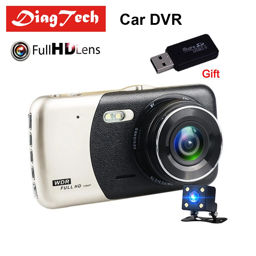 

Gryan 4'' Dash Cam Car Dvr Full HD 1080P Auto Mini Camera Mirror Video Recorder Car Cam Camcorder Night Vision Automotive Dvrs