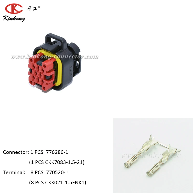 Kinkong 776286-1 AMPseal 1 5 серии 8 полюс женский Tyco Amp Замена авто разъем | Обустройство дома