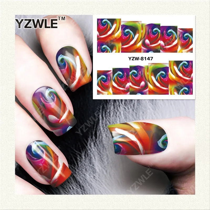 WUF 49 простыни детские украшения для ногтей предложения передачи воды печати наклейки для маникюрный салон # YZW (T-8099-8147)
