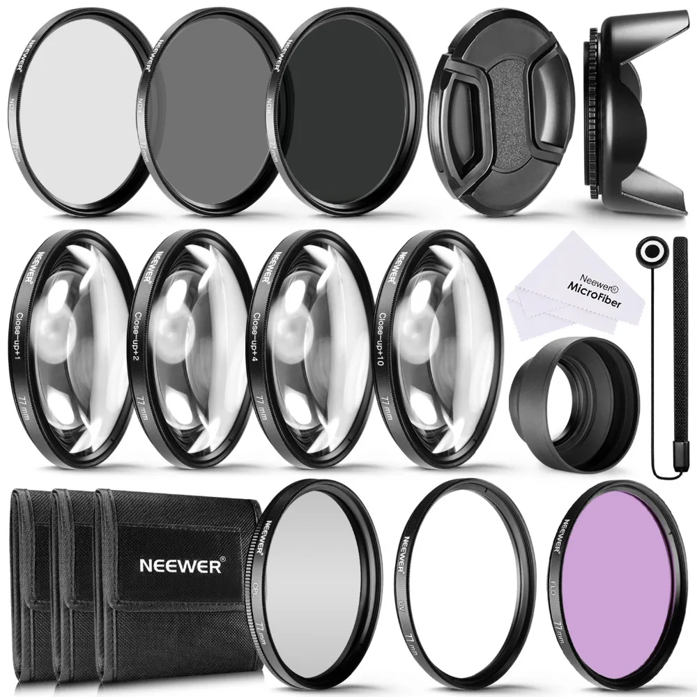 PRO 52mm Filter Kit 52 mm Polarizing Filter 52mm UV Filter PRO 52 mm Tulip Lens Hood for Nikon AF-S,Canon EF 52mm Florescent Filter /& 52mm Flower Lens Shade Hood Canon EF-S DSLR /& SLR Lenses