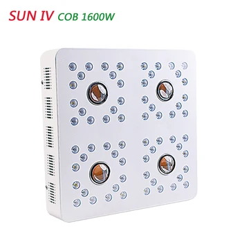 

High Par Value Sun-4 1600W COB LED Plants Grow Light with Full Spectrum 4pcs COB 64pcs Double Chips LED for Hydroponics System