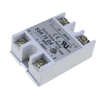 

DC to AC Single Phase Solid State Relay SSR-75DA 75A 3-32V DC 24-380V AC
