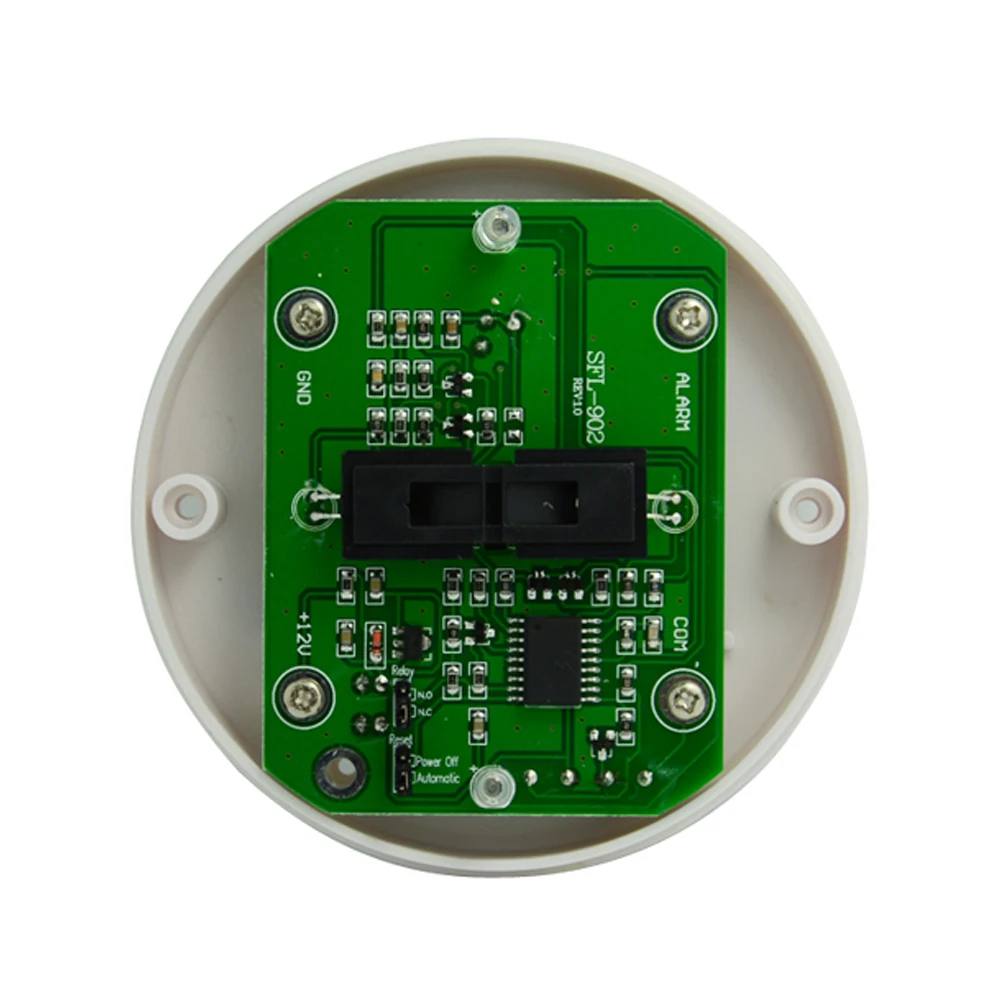 1 шт. 12В постоянного тока для внутреннего использования Потолочный детектор дыма 4 ядра кабель пожарный контроль датчик сигнализации NC без выходного сигнала варианты