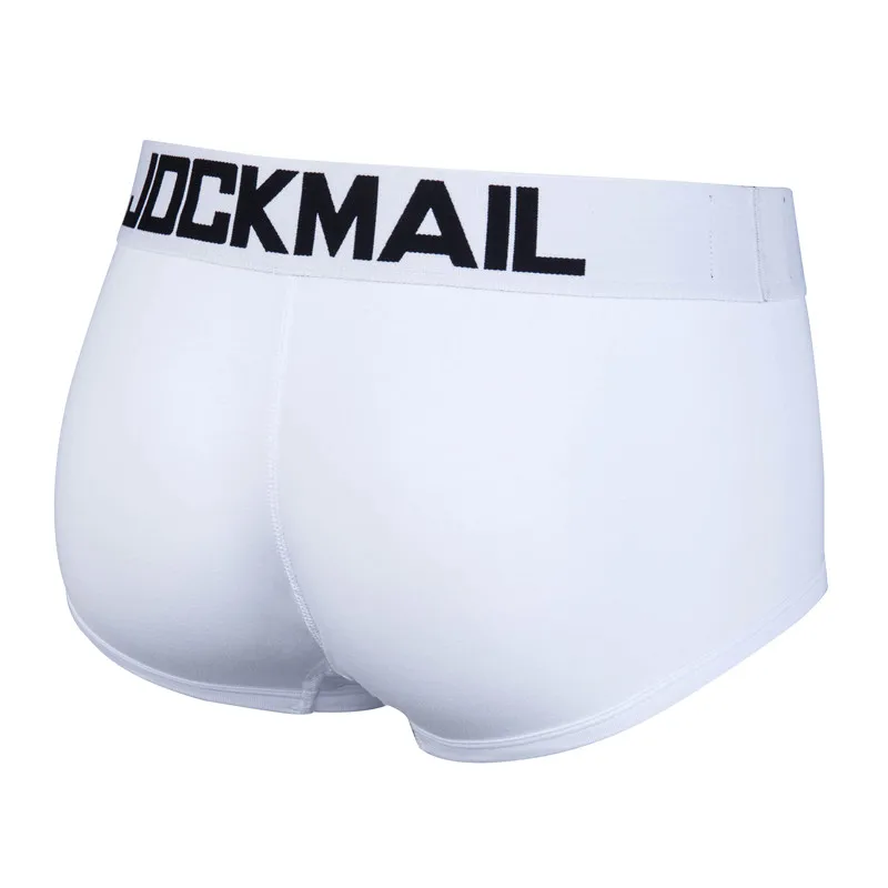 JOCKMAIL, шорты, мужское нижнее белье, мягкие боксеры, хлопок, боксеры, мужские одноцветные боксеры, шорты размера плюс, сексуальное мужское нижнее белье, с мешочком для пениса