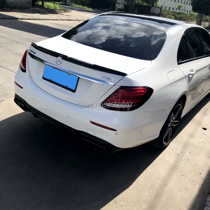 Спойлер высокого качества для Benz W213, АБС-пластик, задний спойлер для Benz W213 E300 E320 E260 E63, спойлер